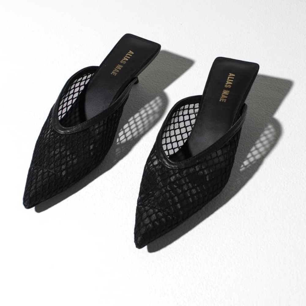 Alias Mae Trinnie mesh kitten heels